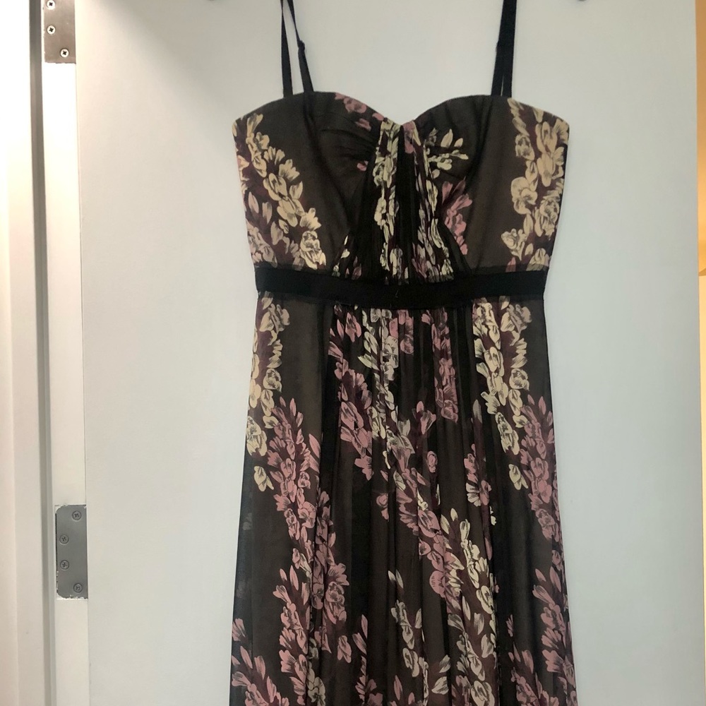BCBG Maxazria Floral Gown